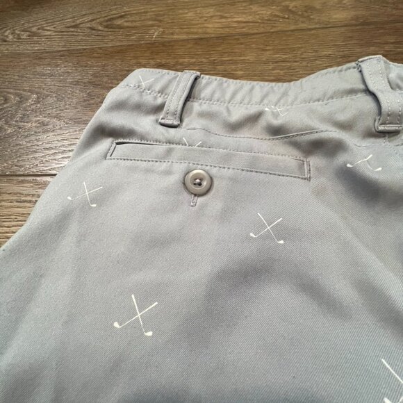 Under Armour Boys Heat Gear Performance Shorts, Golf Print, Gray, Sz 18, Preppy - Picture 11 of 13